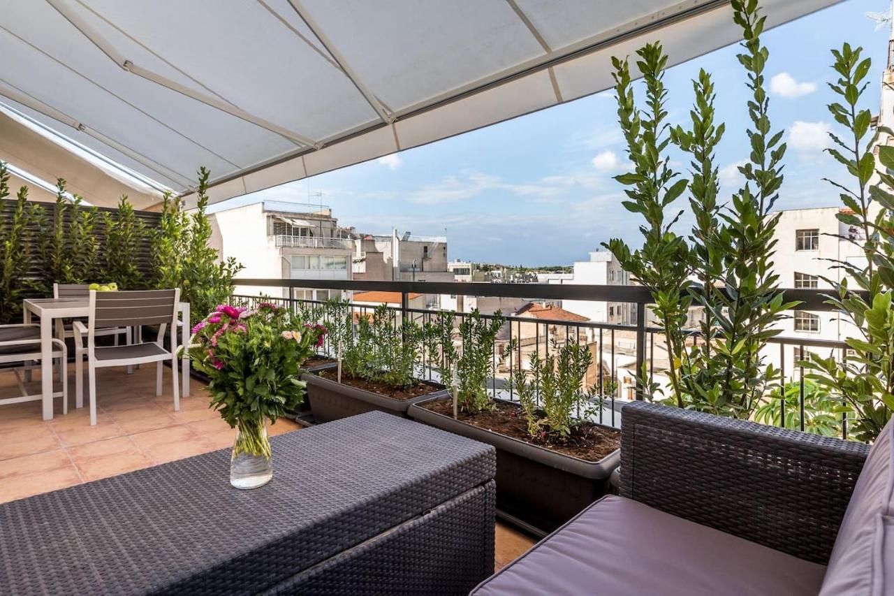 Ferienwohnung Syntagma Modern New Flat, Large Balcony With View Athen Exterior foto