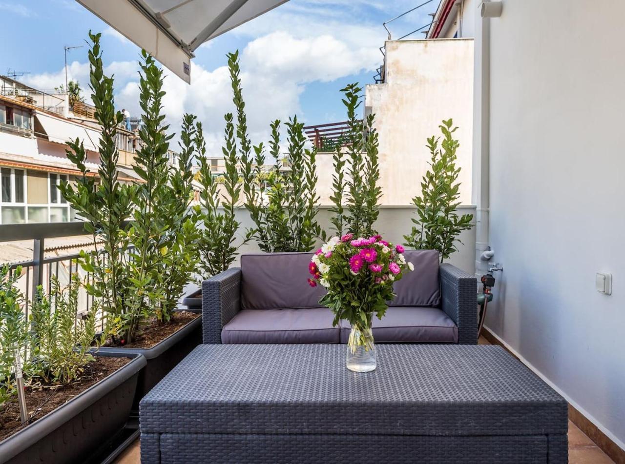 Ferienwohnung Syntagma Modern New Flat, Large Balcony With View Athen Exterior foto