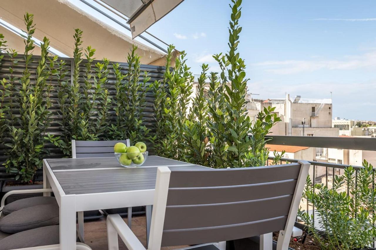 Ferienwohnung Syntagma Modern New Flat, Large Balcony With View Athen Exterior foto